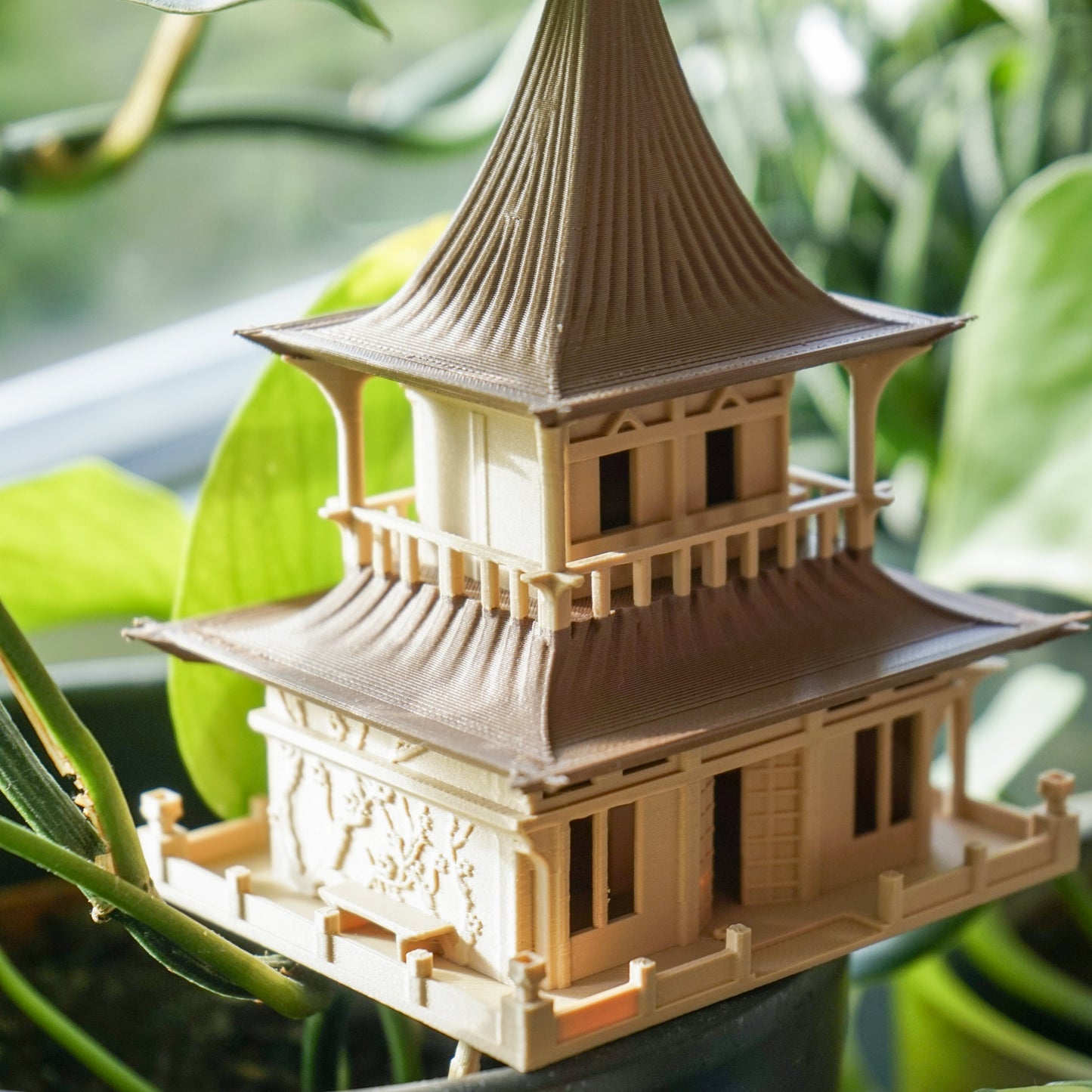 Tiny Treehouse "the Temple", Mini Baumhaus für Zimmerpflanzen