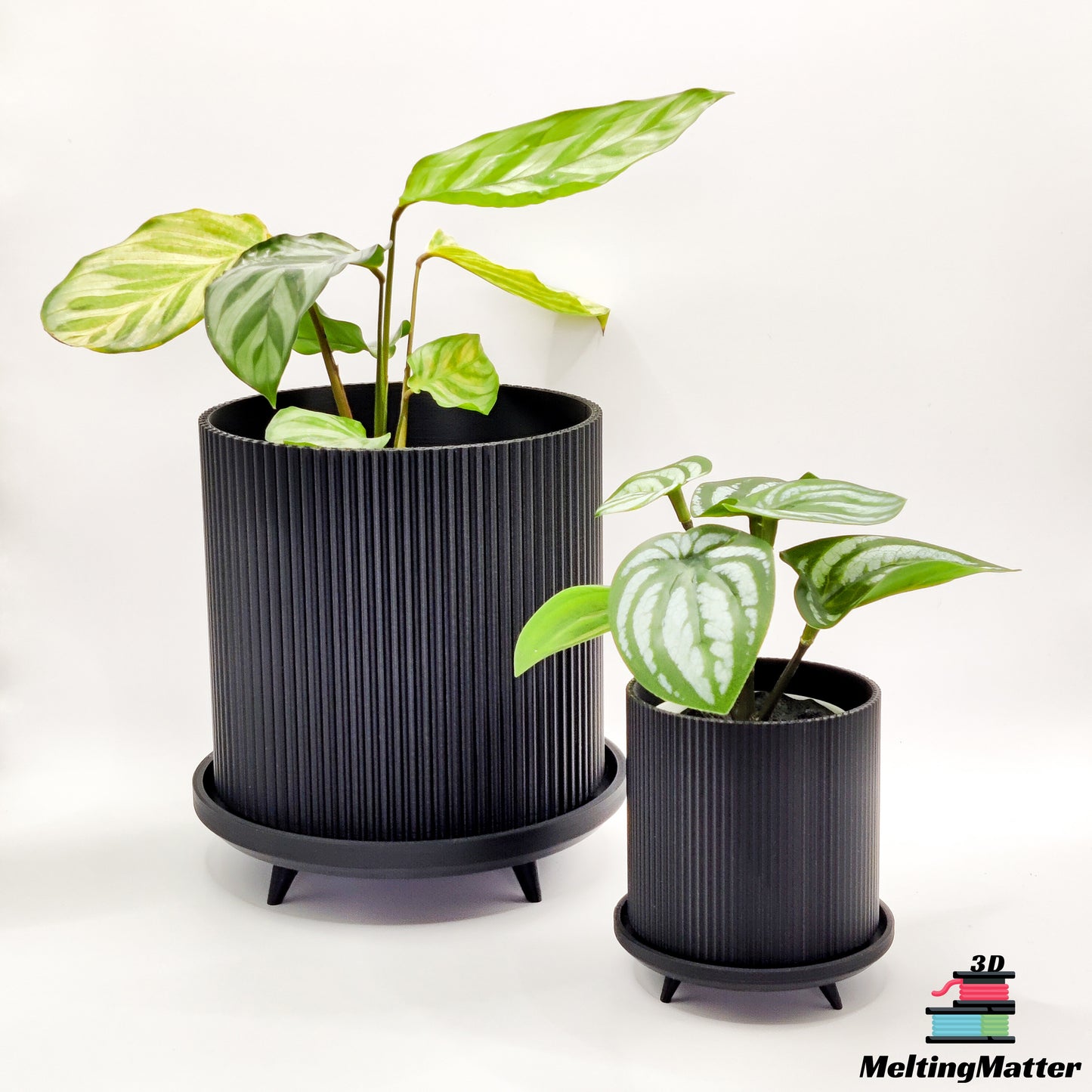 Blumentopf "Lloyd" mit Drainage MeltingMatter