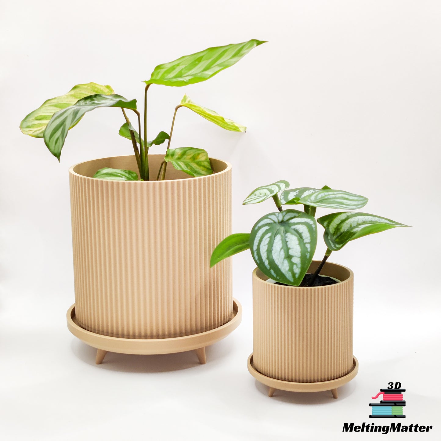 Blumentopf "Lloyd" mit Drainage MeltingMatter