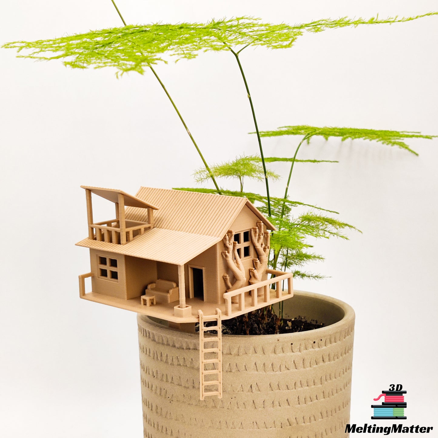 Tiny Treehouse "the Home", Mini Baumhaus für Zimmerpflanzen