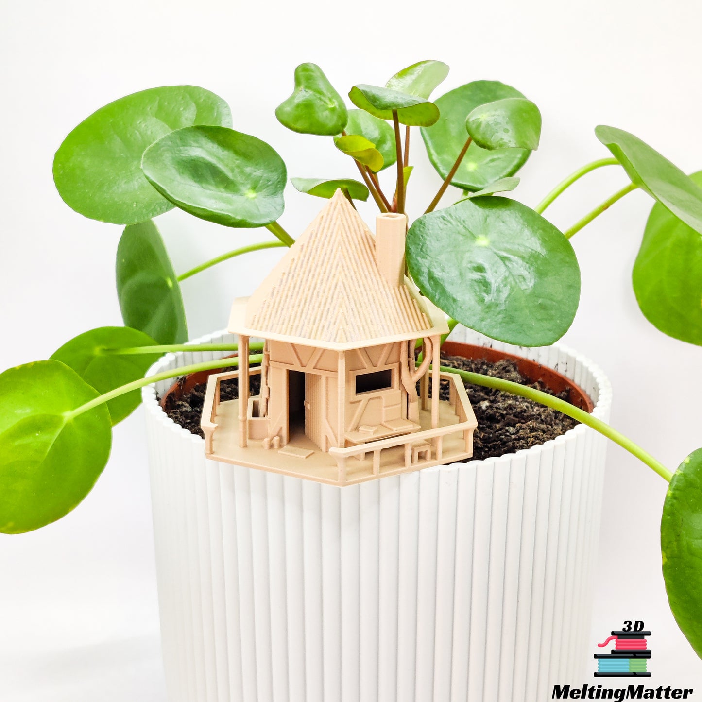 Tiny Treehouse "the Hut" | Mini Baumhaus für Zimmerpflanzen MeltingMatter