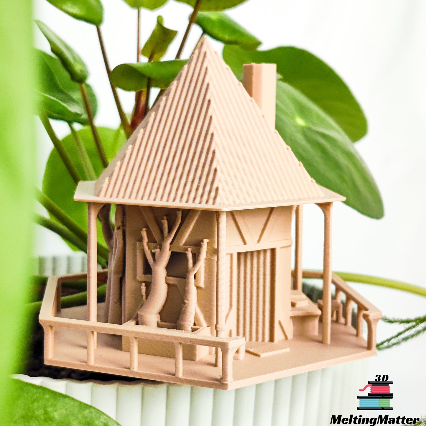Tiny Treehouse "the Hut" | Mini Baumhaus für Zimmerpflanzen MeltingMatter