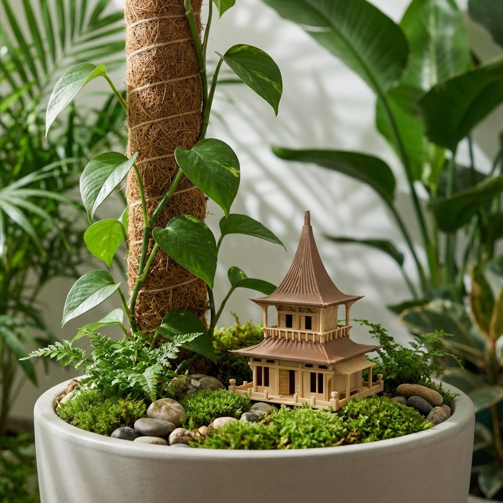 Tiny Treehouse "the Temple" | Mini Baumhaus für Zimmerpflanzen MeltingMatter