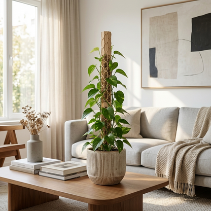 Nexus Moosstab Set, Rankhilfe für Zimmerpflanzen MeltingMatter