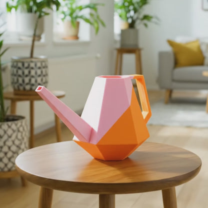 Designer watering can "Poly" made of bioplastic